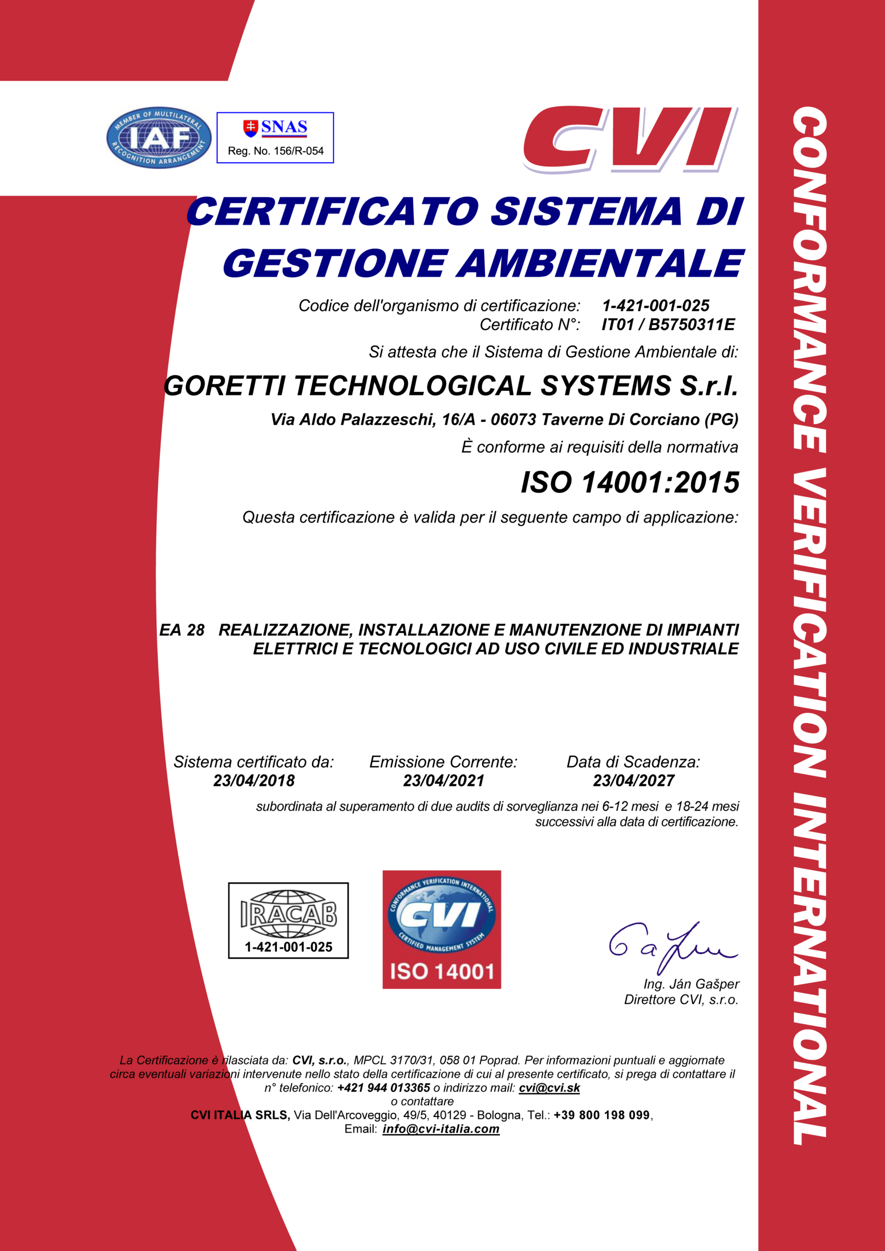 GTS ISO 14001-2015 ita