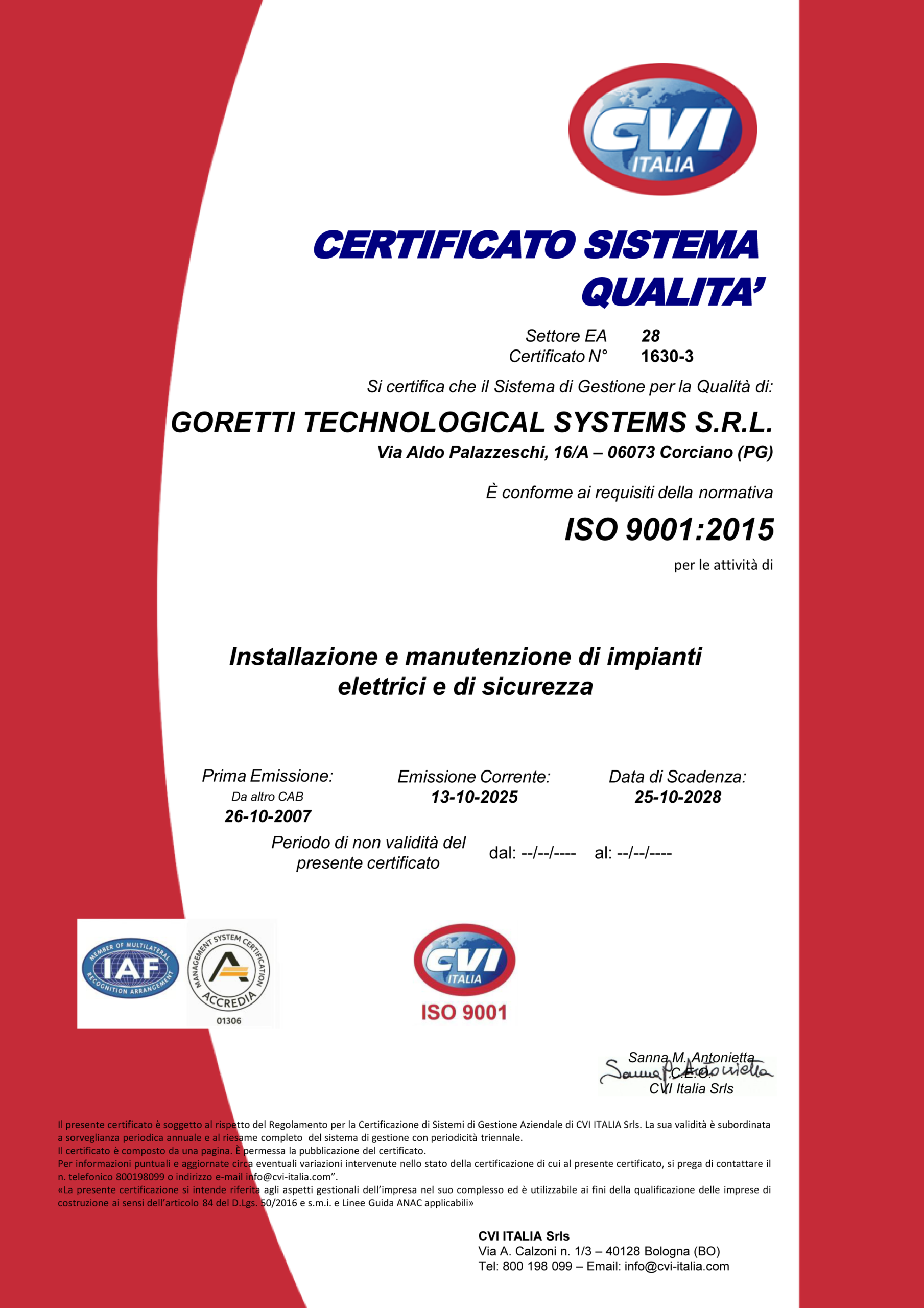 GTS ISO 9001-2015